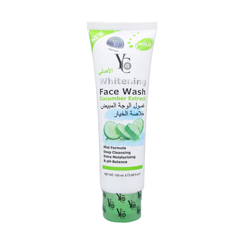 YC-Whitening-Face-Wash-Cucumber-Extract-100ml YC Whitening Face Wash Cucumber Extract - Image 1